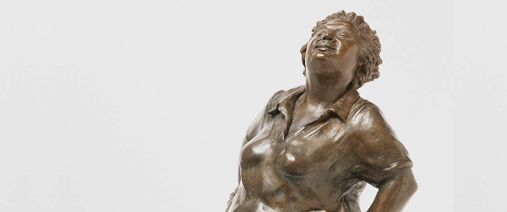 Bronze figurative sculpture by Gwen Marcus