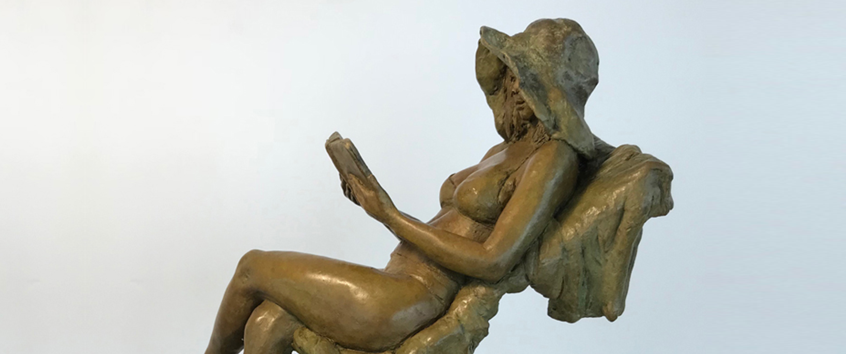 Bronze figurative sculpture by Gwen Marcus